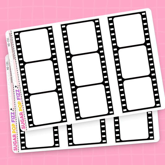 Large Film Strip Deco Stickers - HS133