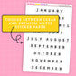 Bead Monthly Stickers - HS132