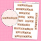 Scrabble Letters Monthly Stickers - HS137