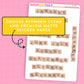 Scrabble Letters Monthly Stickers - HS137