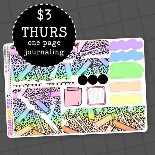 Ice Pop - $3 Thursday - Journaling