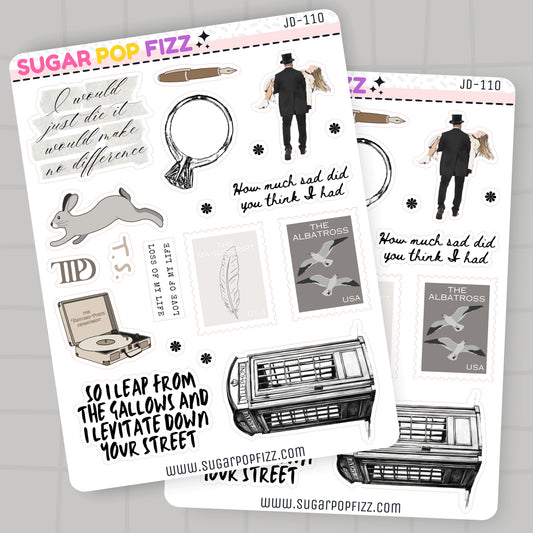 TTPD Journaling Deco Stickers - JD110
