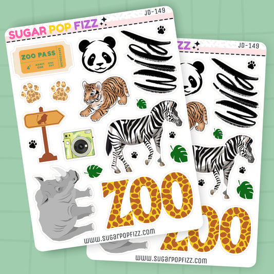 It's A Jungle Journaling Deco Stickers - JD149