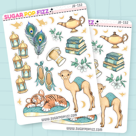 Arabian Night Journaling Deco Stickers - JD152
