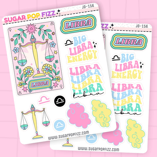 Libra Journaling Deco Stickers - JD156