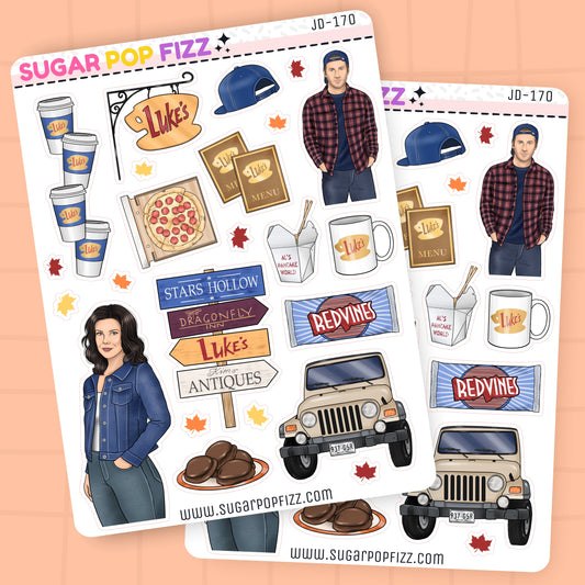 Stars Hollow Journaling Deco Stickers - JD170