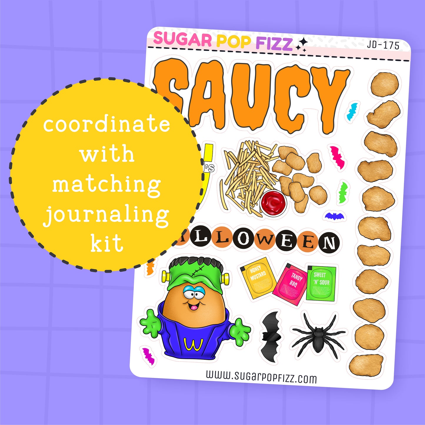 Halloween Nuggets Journaling Deco Stickers - JD175