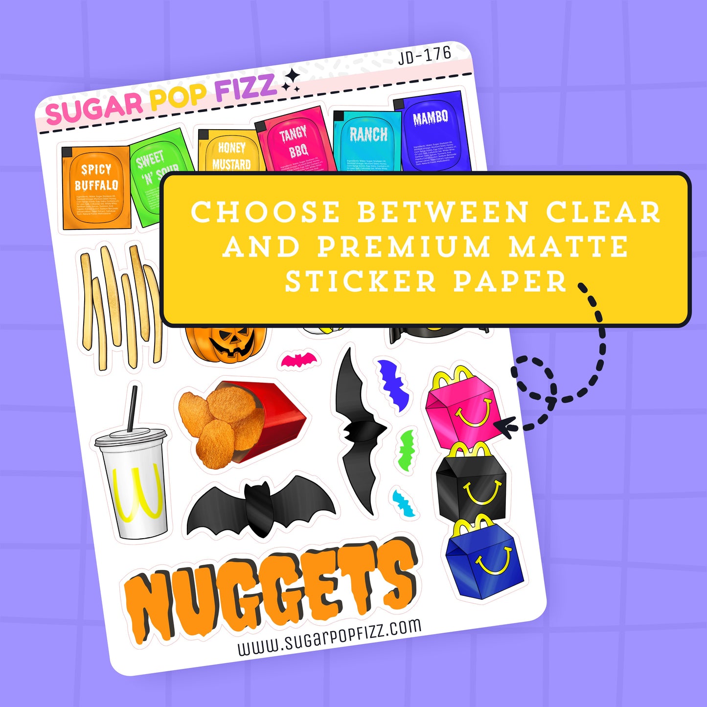 Halloween Nuggets Journaling Deco Stickers - JD176