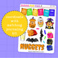 Halloween Nuggets Journaling Deco Stickers - JD176