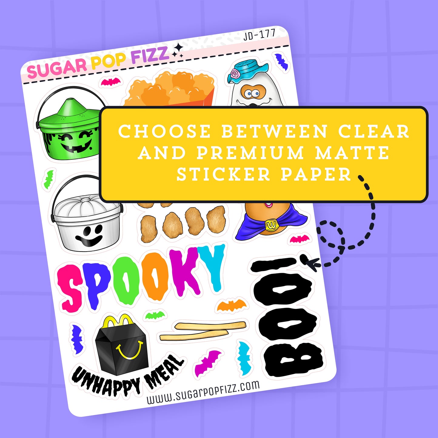 Halloween Nuggets Journaling Deco Stickers - JD177