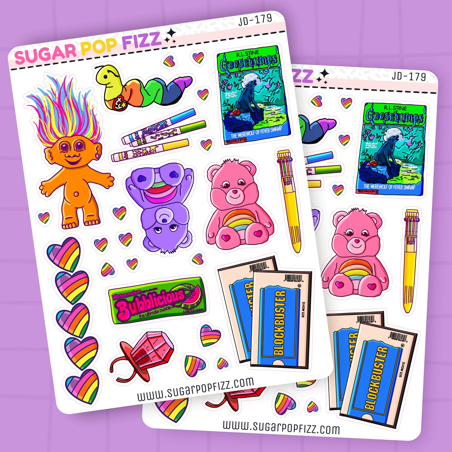 90s Baby Journaling Deco Stickers - JD179