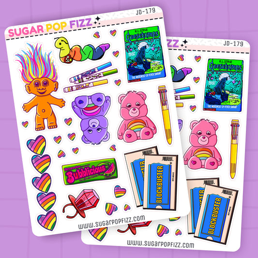 90s Baby Journaling Deco Stickers - JD179