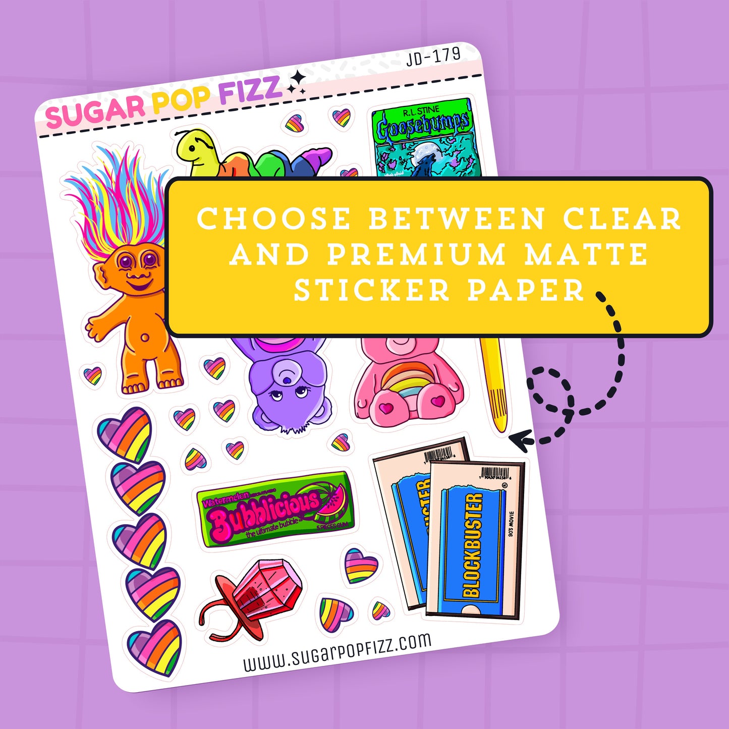 90s Baby Journaling Deco Stickers - JD179