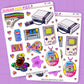 90s Baby Journaling Deco Stickers - JD180