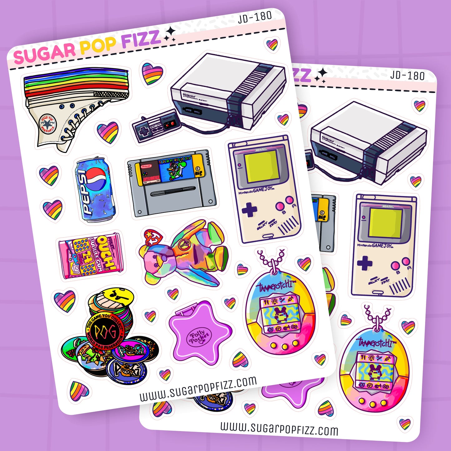 90s Baby Journaling Deco Stickers - JD180