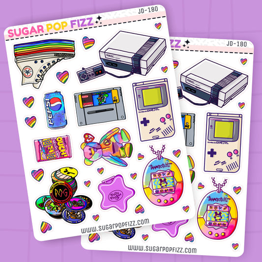90s Baby Journaling Deco Stickers - JD180