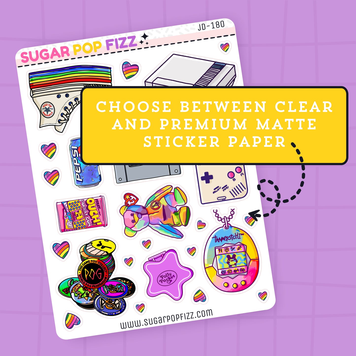 90s Baby Journaling Deco Stickers - JD180