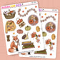 Autumn Dream Journaling Deco Stickers - JD182