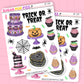 Halloween Cakes Journaling Deco Stickers - JD187