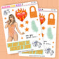Showgirl Journaling Deco Stickers - JD192