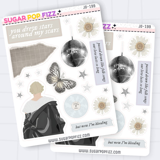 Folklore Journaling Deco Stickers - JD199