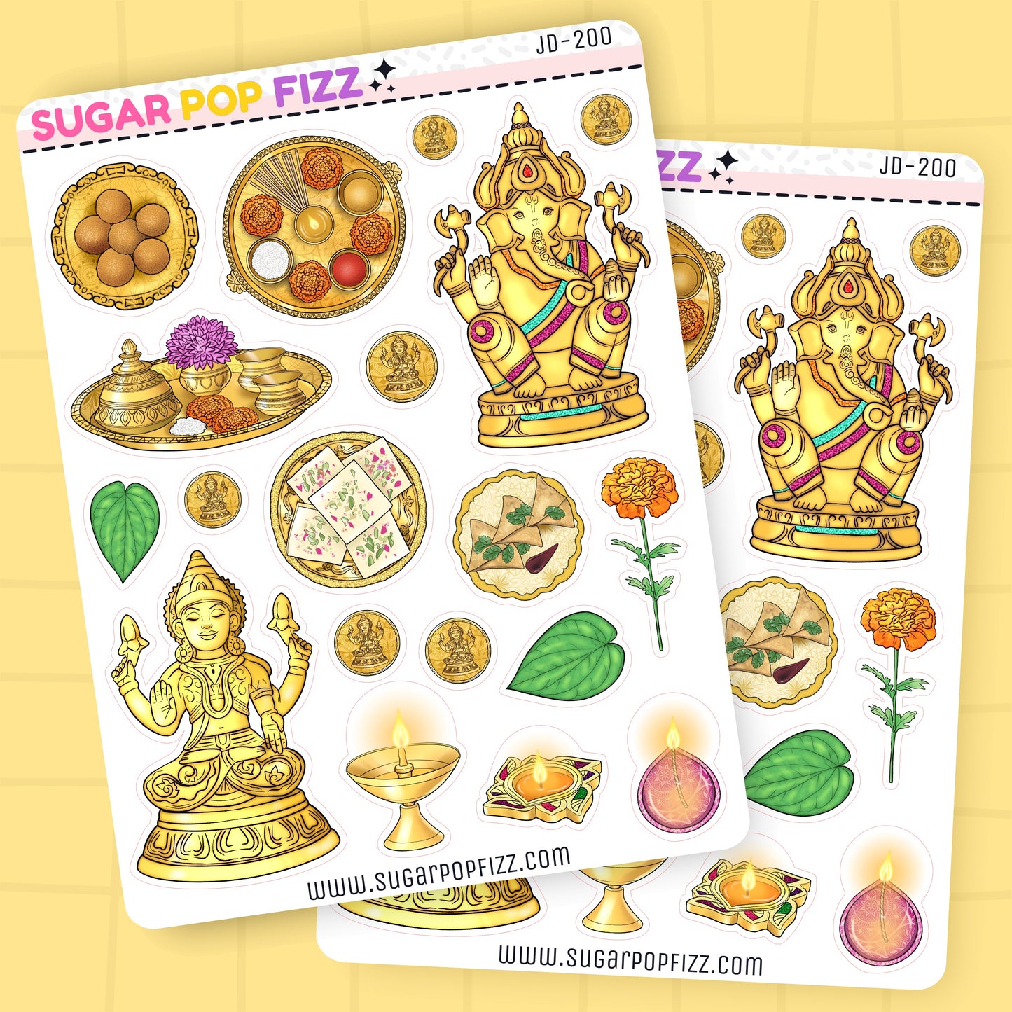 Diwai Journaling Deco Stickers - JD200