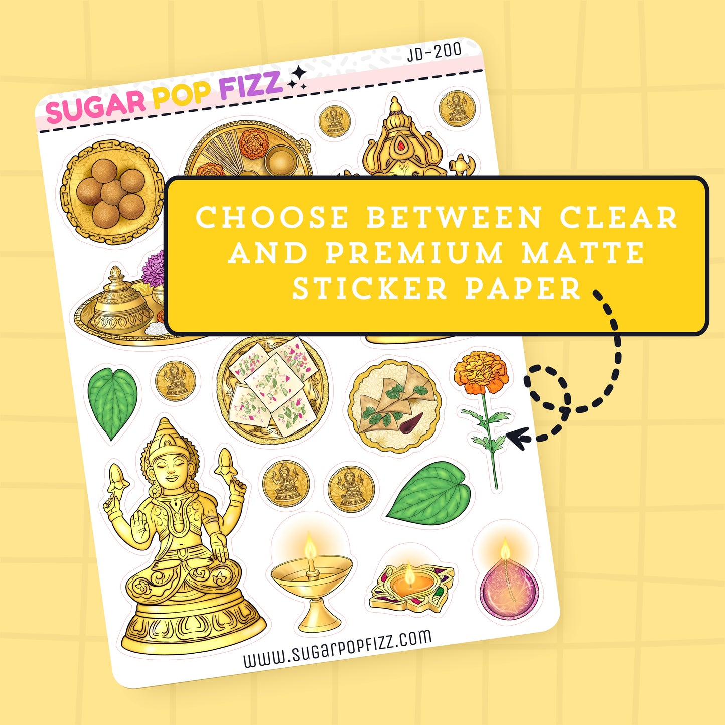Diwai Journaling Deco Stickers - JD200