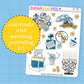 Hanukkah Honey Journaling Deco Stickers - JD202
