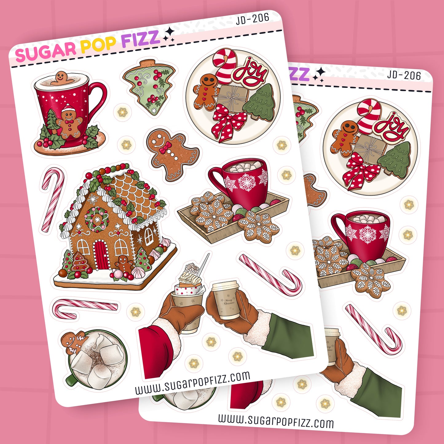 Christmas Magic Journaling Deco Stickers - JD206
