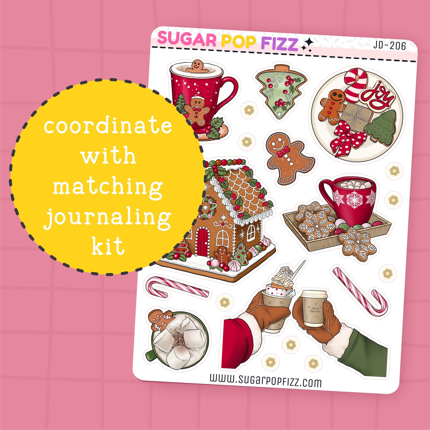 Christmas Magic Journaling Deco Stickers - JD206