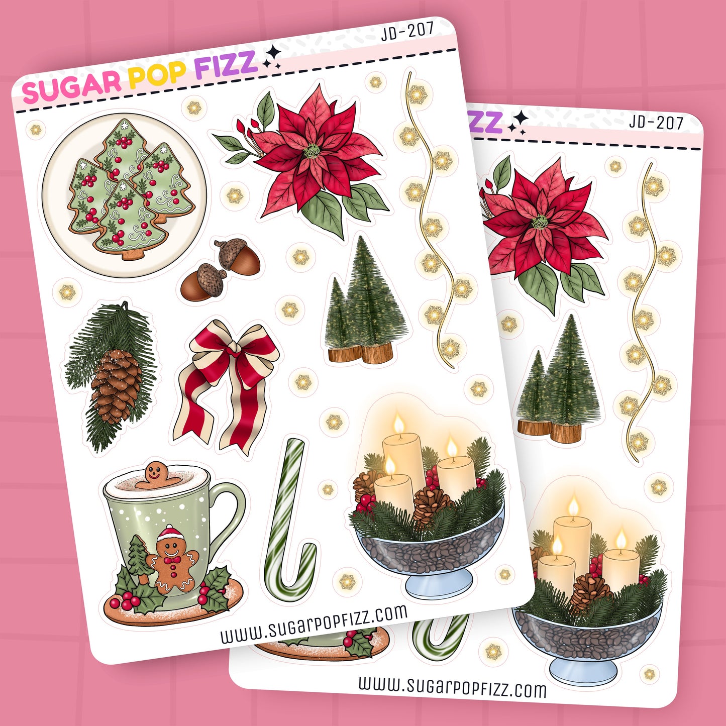 Christmas Magic Journaling Deco Stickers - JD207