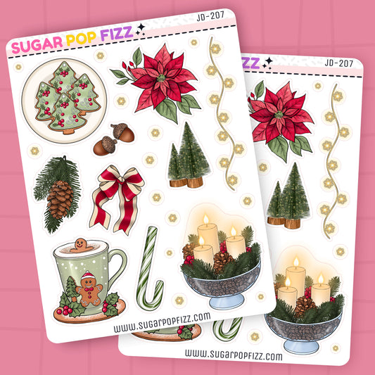 Christmas Magic Journaling Deco Stickers - JD207