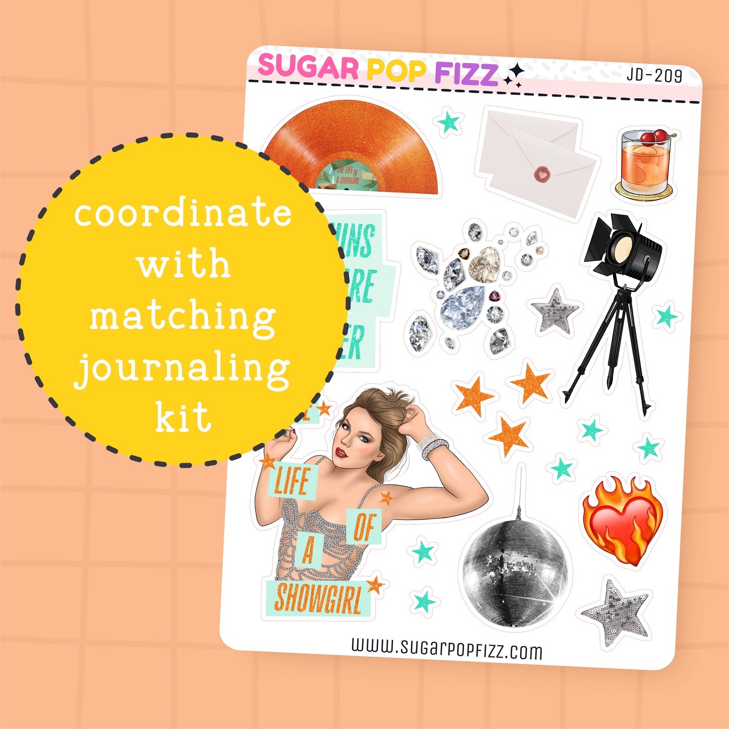 TLOAS Journaling Deco Stickers - JD209