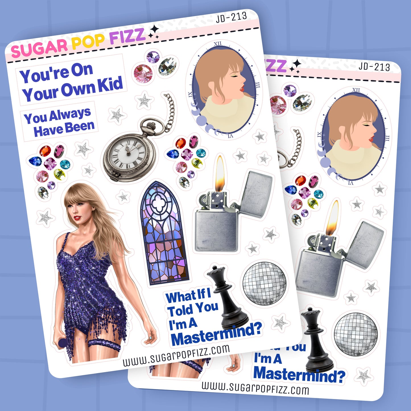 Midnights Journaling Deco Stickers - JD213