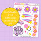 Roller Disco Journaling Deco Stickers - JD215