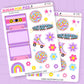 Roller Disco Journaling Deco Stickers - JD216