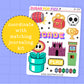 Retro Gamer Journaling Deco Stickers - JD223