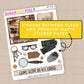 Mystery Thriller Journaling Deco Stickers - JD226