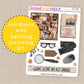 Mystery Thriller Journaling Deco Stickers - JD226