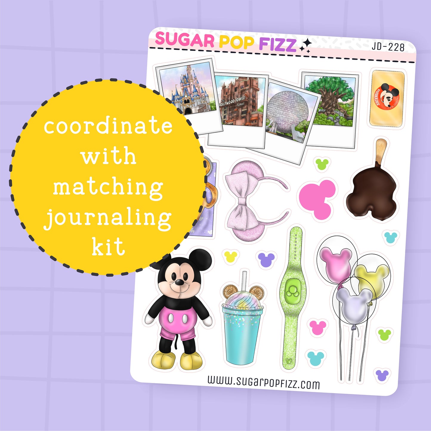 Magical Memories Journaling Deco Stickers - JD228