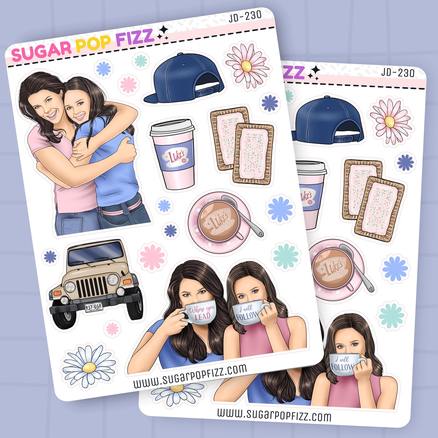 Gilmore Journaling Deco Stickers - JD230