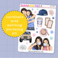Gilmore Journaling Deco Stickers - JD230