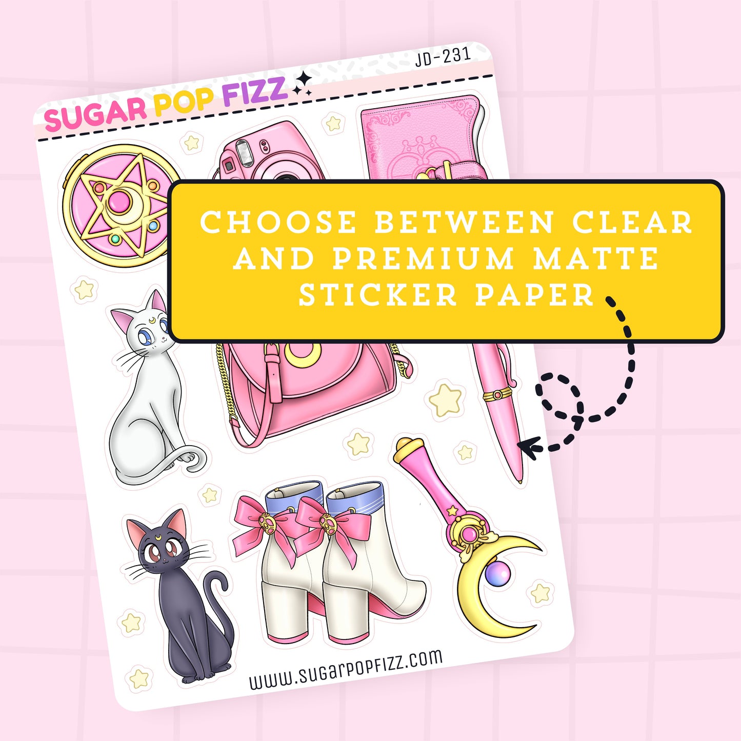 Moonie Cafe Journaling Deco Stickers - JD231