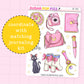 Moonie Cafe Journaling Deco Stickers - JD231