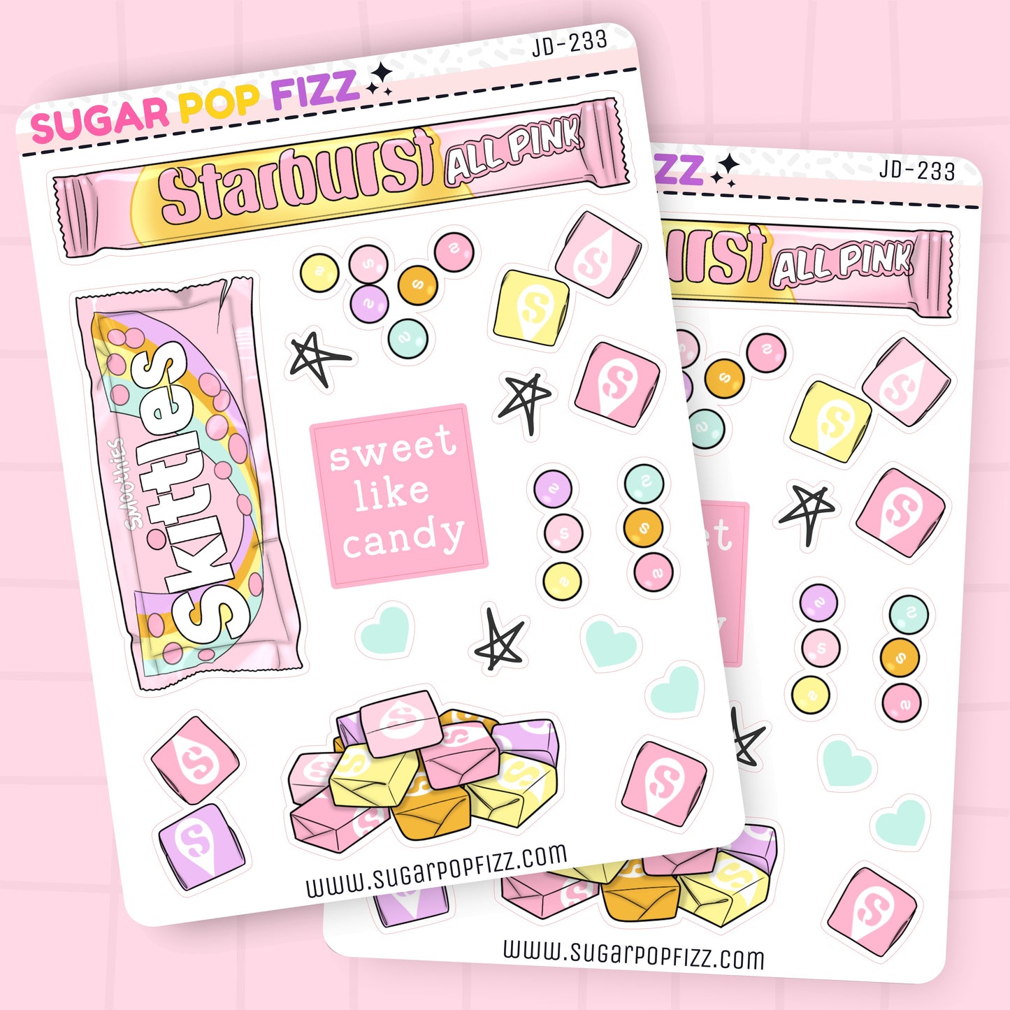 Sweet Journaling Deco Stickers - JD233