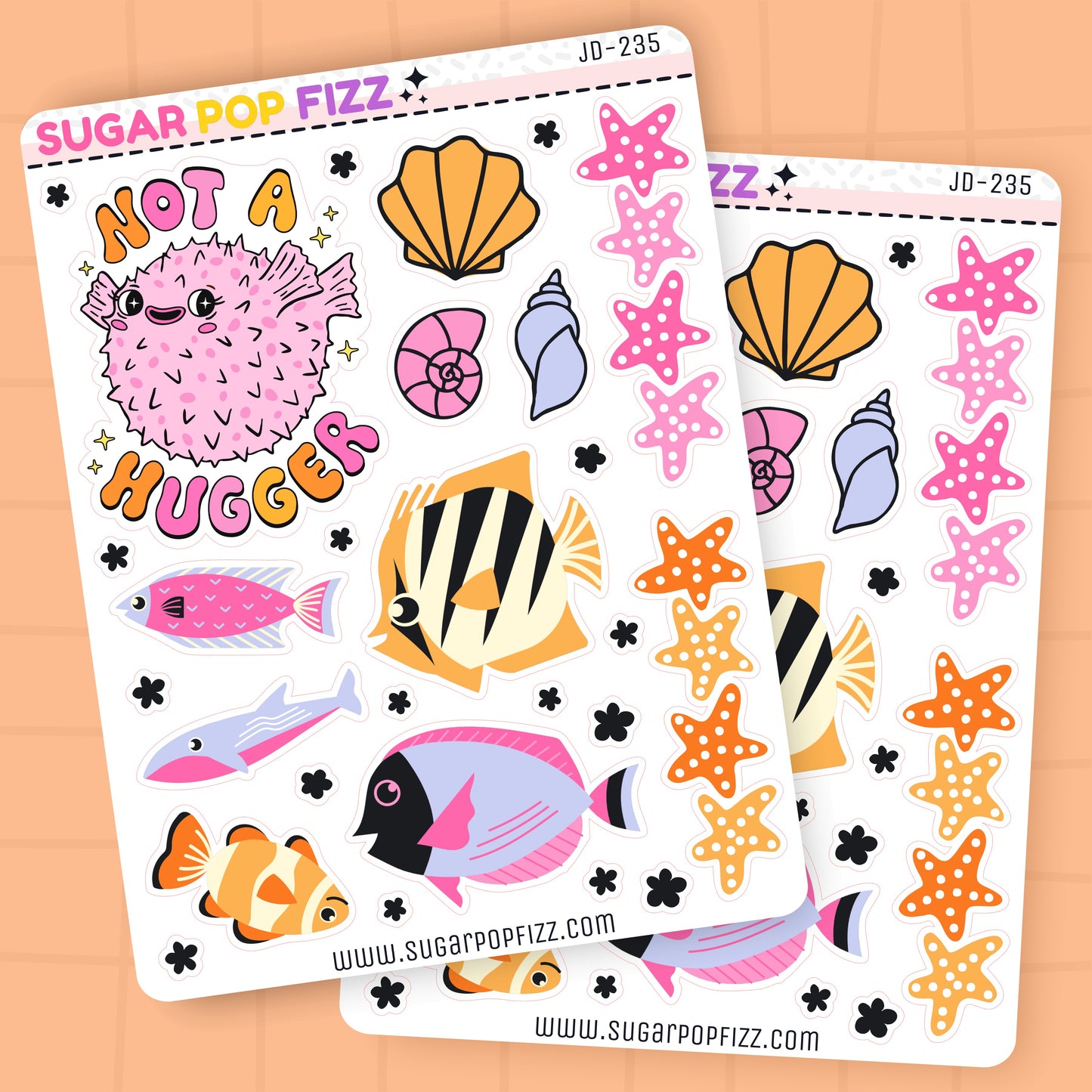 Sea Life Journaling Deco Stickers - JD235
