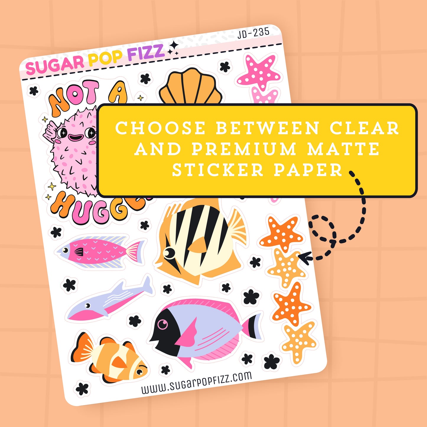 Sea Life Journaling Deco Stickers - JD235
