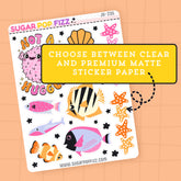 Sea Life Journaling Deco Stickers - JD235