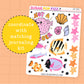 Sea Life Journaling Deco Stickers - JD235