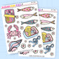 Coastal Coquette Journaling Deco Stickers - JD236